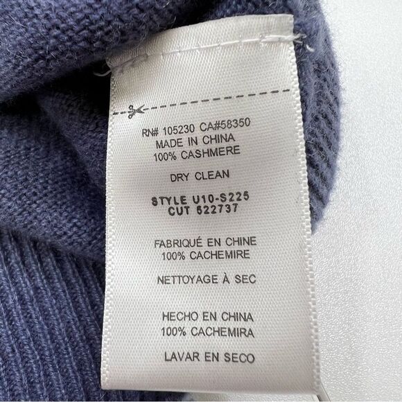 Equipment Women’s Melanie Cashmere Sweater Blue Size Small - Picture 7 of 8
